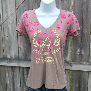 Pink Flower Tee by Old Navy